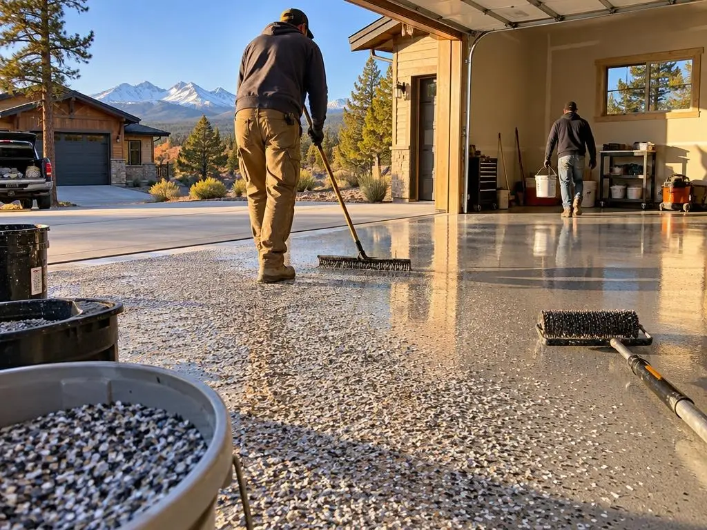 Epoxy Flake Floors in Bend, OR